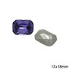 Octagon Rhinestone 13x18mm