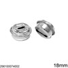 Iron Round Jingle Bell 18mm