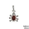 Silver 925 Amber Pendant 
