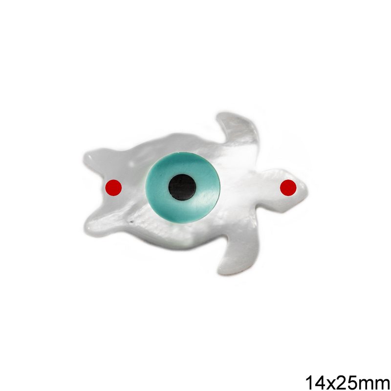 Mop-shell Spacer Turtle 14x25mm