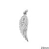 Silver 925 Pendant Feather 23mm