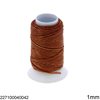 Double Waxed cord 1mm
