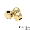 CCB Bead 22x18mm with 9.5mm Hole