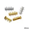 Brass Magnetic 3-Stranded Clasp 20mm