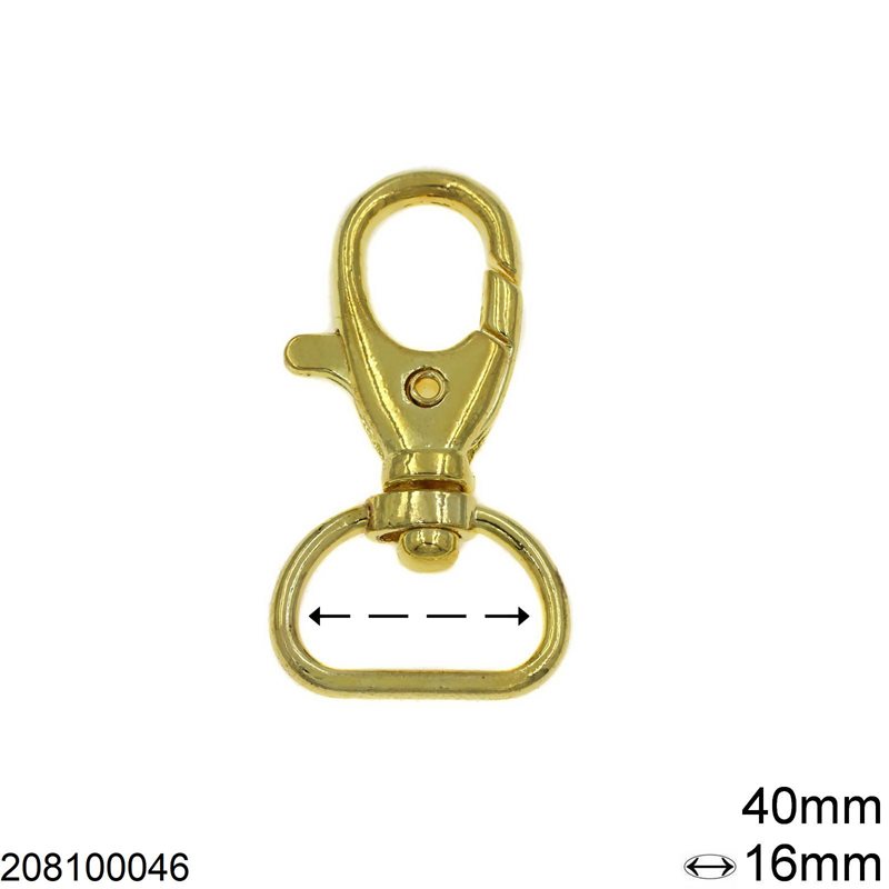 Casting Swivel Snap Hook Clasp 40mm