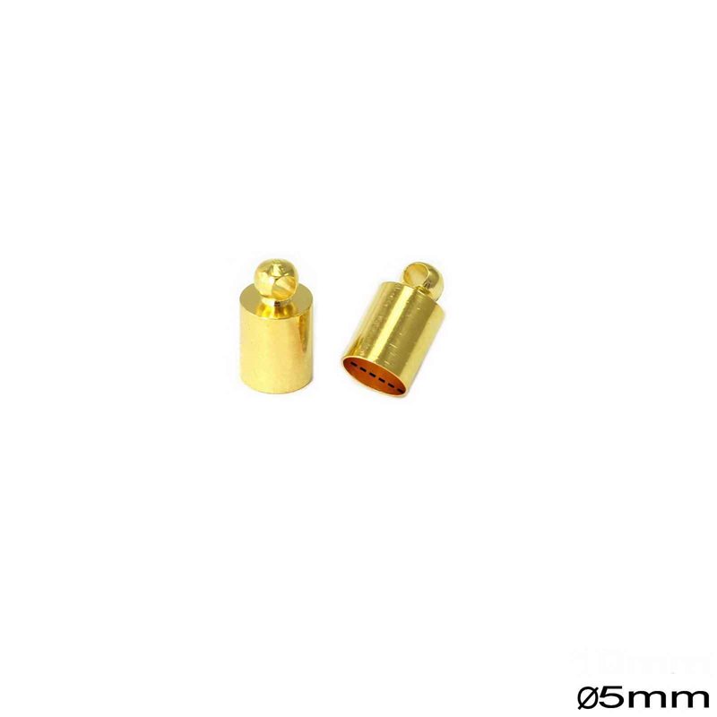 Brass Cap with 5mm Hole