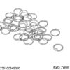 Iron Jump Ring Soft Wire 6x0.7mm