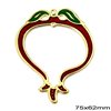 New Years Lucky Charm Pomegranate 75x62mm