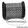 Stainless Steel Box Chain 4.4x2.5x1.3mm