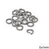 Iron Jump Ring Hard Wire 5-5.5x1mm
