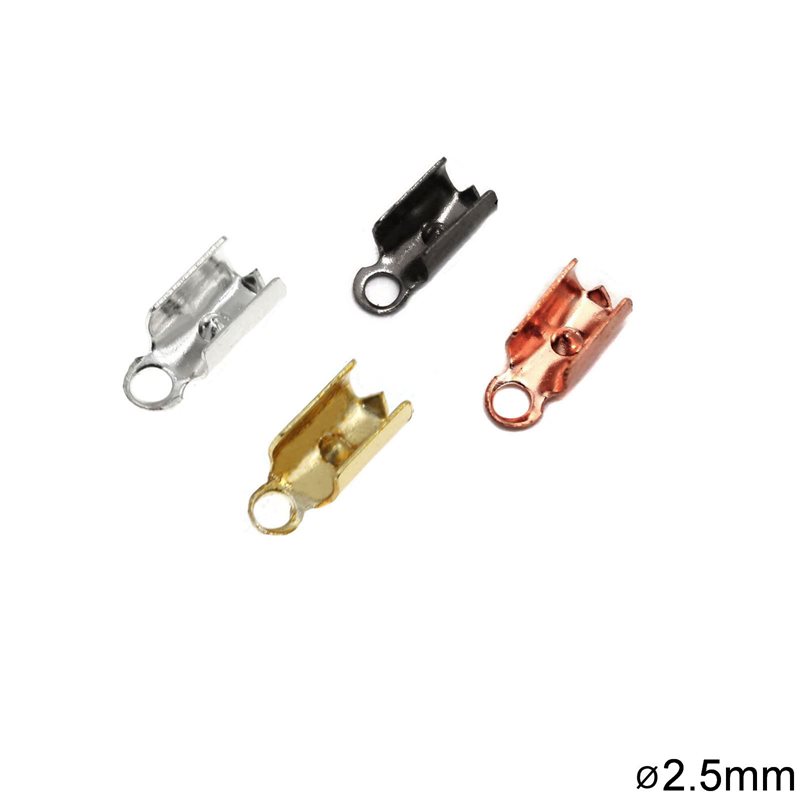 Brass Cord Ending Cup 2.5mm