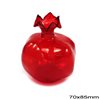 Decorative Glass Pomegranate 70x85mm