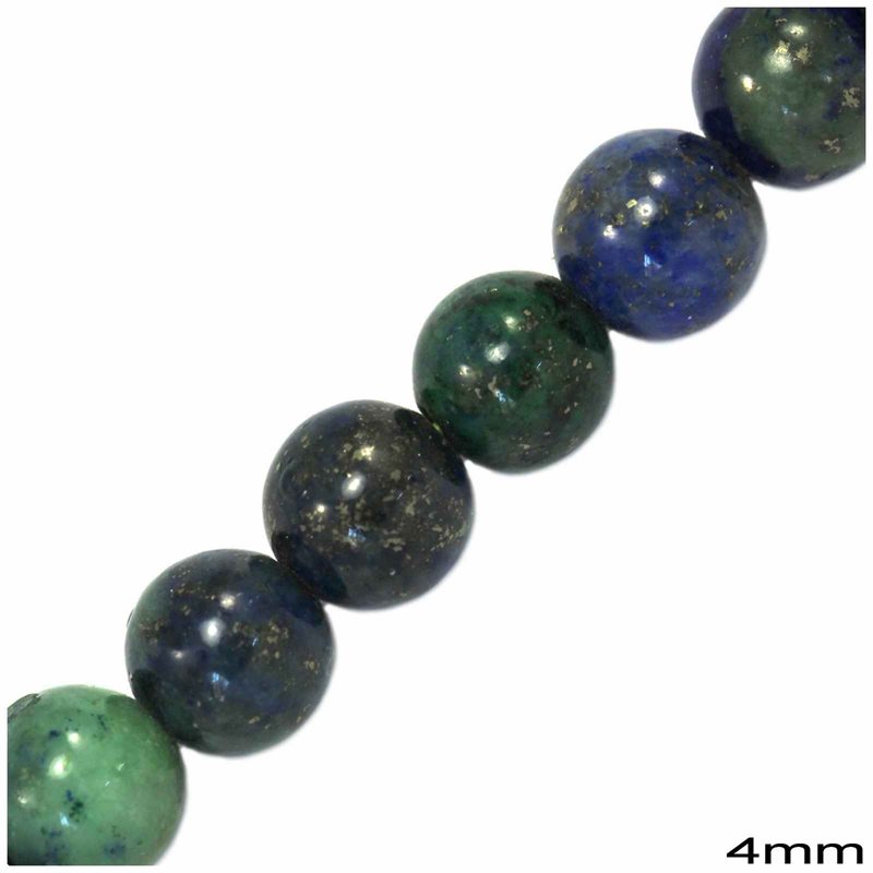 Azurite Beads 4mm