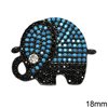 Metallic Spacer Elephant 18mm