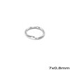 Iron Jump Ring Soft Wire 7x0.8mm