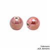 Ceramic Round Bead 14mm with Hole 2.5-3.5mm