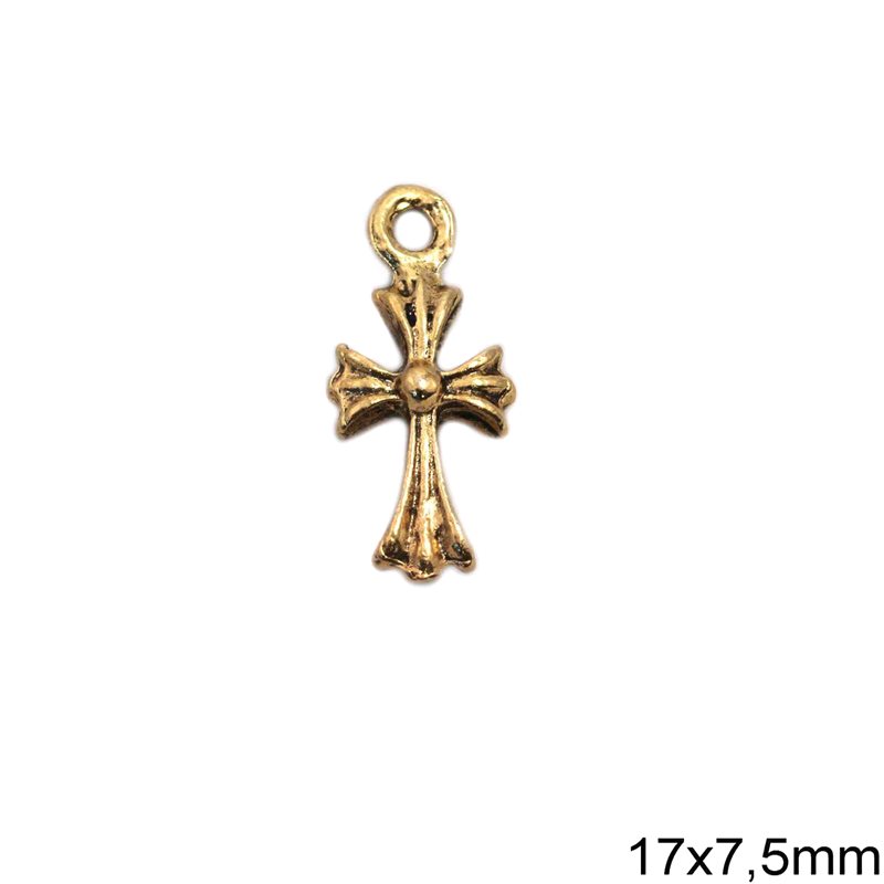 Casting Pendant Cross 17x7,5mm