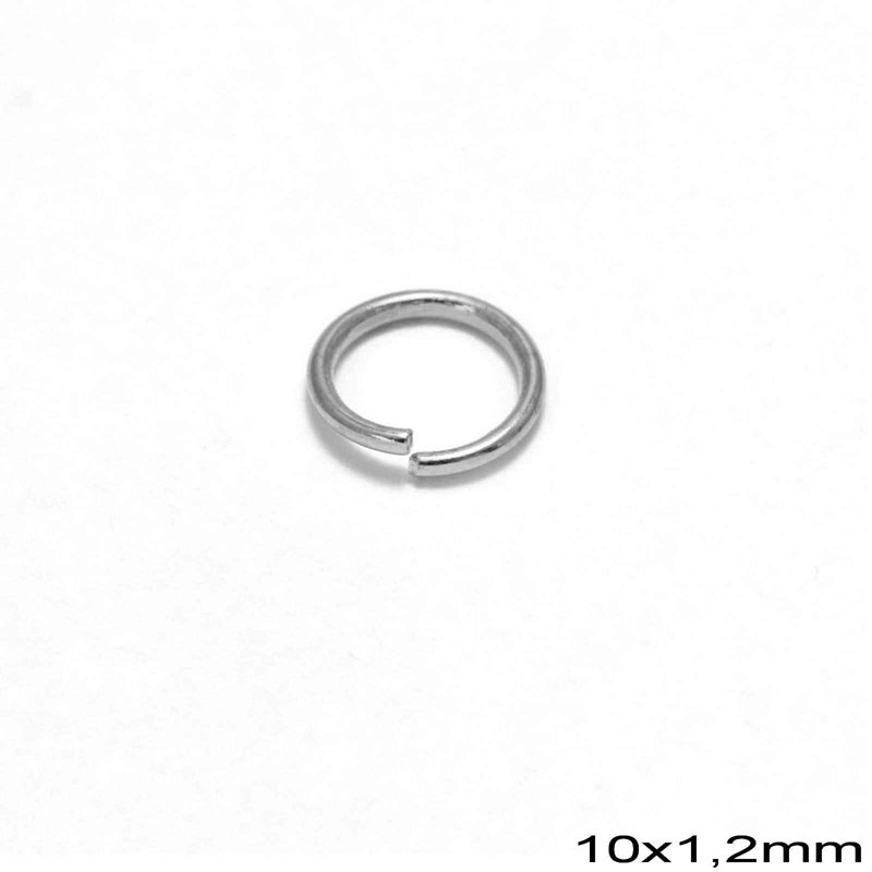 Κρικάκι Σιδερένιο Σκληρό 10x1.2mm
