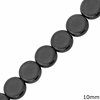 Hematite Flat Round Beads 10mm