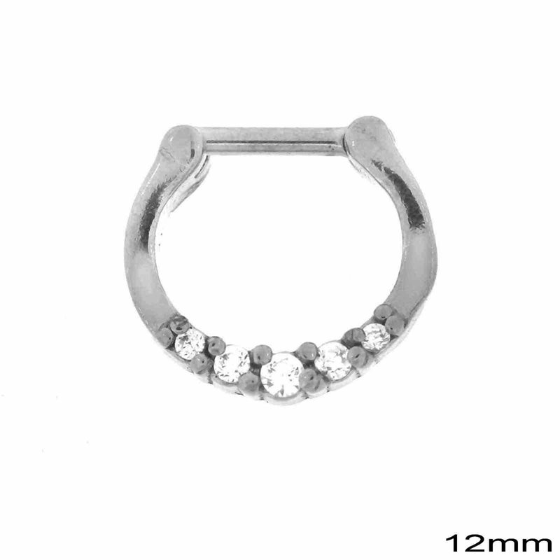 Stainless Steel Nose Ring 12mm
