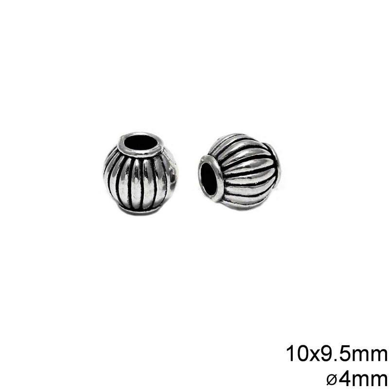 Casting Bead 10x9.5mm with Hole 4mm