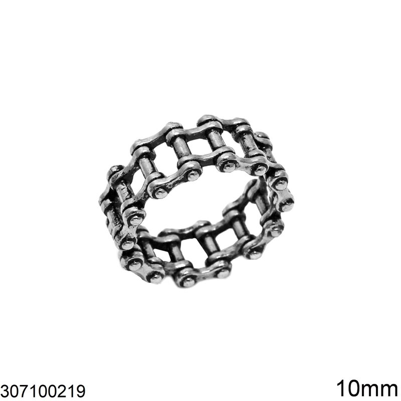 Δαχτυλίδι Ατσάλινο Αλυσίδα Ποδηλάτου 10mm