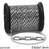 Stainless Steel Box Chain 5.6x3x1.5mm