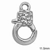 Casting Hammered Lobster Clasp 11.5mm