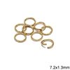 Iron Jump Ring 7.2x1.3mm