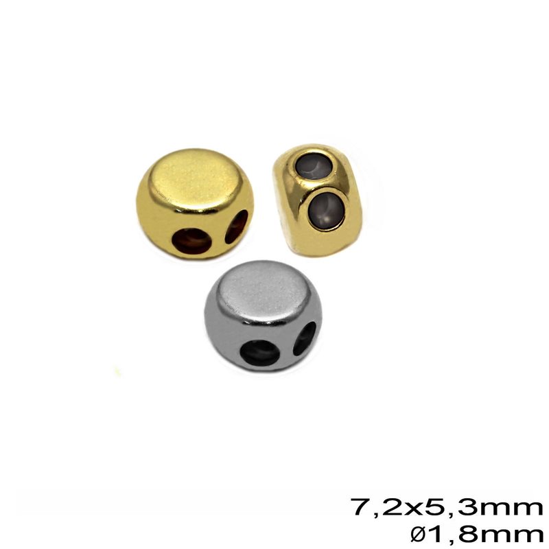Brass Chain Stopper 7,2x5,3mm
