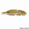 Casting Feather Spacer 45x11mm