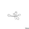 Silver 925 Pendant & Spacer Dragonfly 12mm