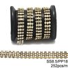 Brass 3-Stranded Cup Chain SS8.5/PP18 Grade 2