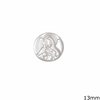Mop-shell Spacer Holy Mary 13mm