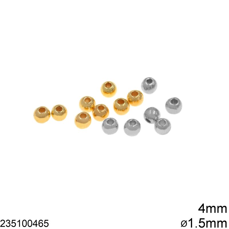 CCB Bead 4mm with Hole 1.5mm UV
