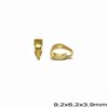 Brass Snap On Pendant Bail 9,2x6,2x3,9mm