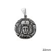 Silver 925 Pendant Aghios Taxiarchis 22mm