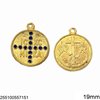 Casting Constantinato Coin Pendant 19mm