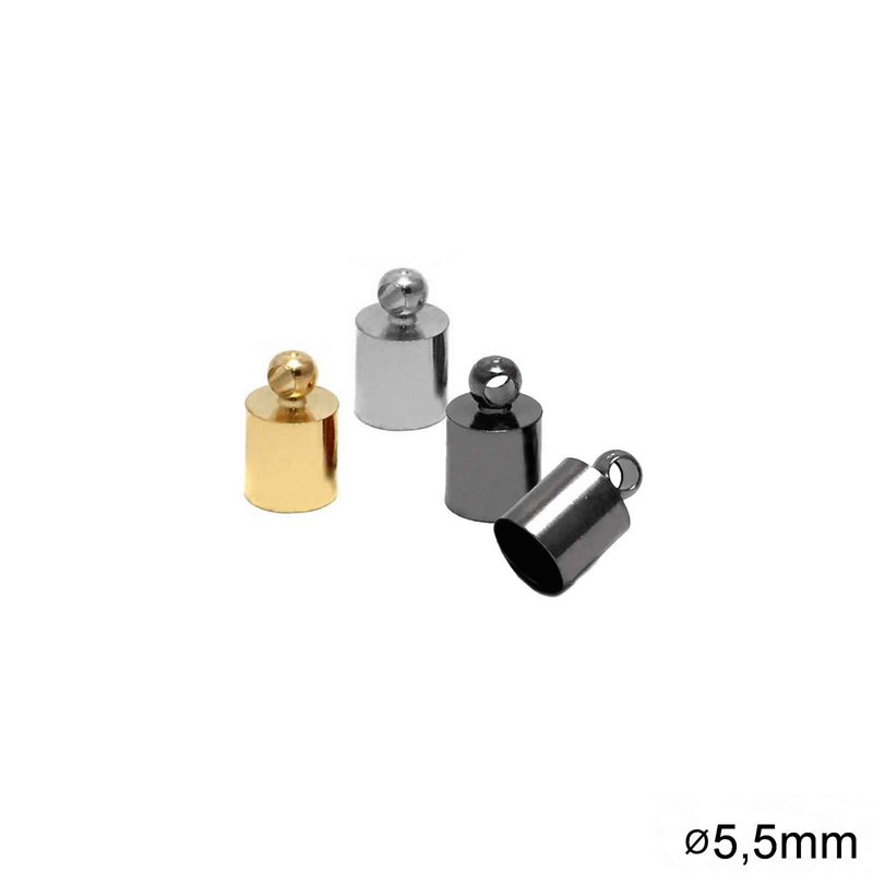 Brass Cap with 5,5mm hole