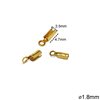 Brass Cord Ending Cup 1.5-1.8mm