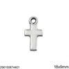 Casting Pendant Cross 18x9mm