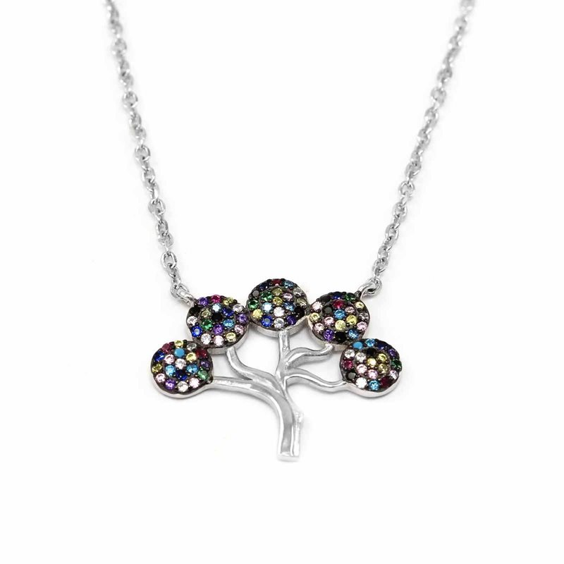Silver 925 Necklace Tree