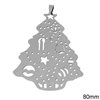 Stainless Steel New Year's Lucky Charm 80mm