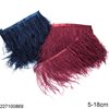 Row of Thin Decorative Feathers 5-18cm