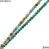 Turquoise Rodelle Faceted Beads 2mm