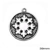 New Year's Lucky Charm Snowflake 39mm