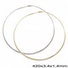 Brass Collar Necklace 420x3,4x1,4mm