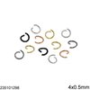 Stainless Steel Jump Ring 4x0.5mm