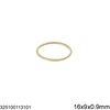 Stainless Steel Oval Ring 16-26mm