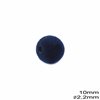 Plastic Velvet Coated Bead 10mm with 2.2mm Hole